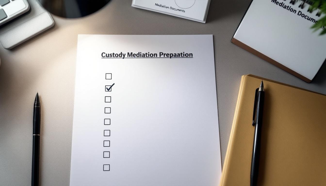 How to Prepare for Custody Mediation: Essential Checklist